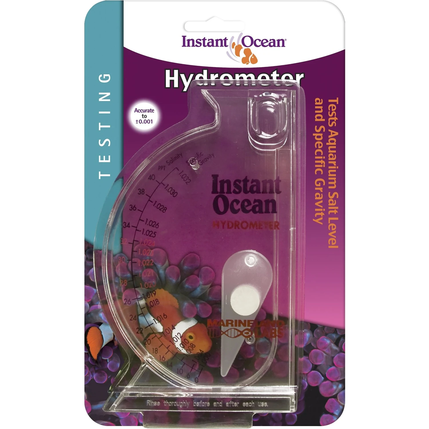 Instant Ocean Testing Hydrometer For Aquariums 3 Instant Ocean Testing Hydrometer For Aquariums