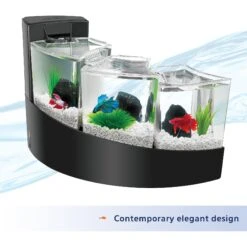 Aqueon Betta Falls Aquarium Kit -Plax Penn Shop 101423 PT3. AC SS1800 V1638484595
