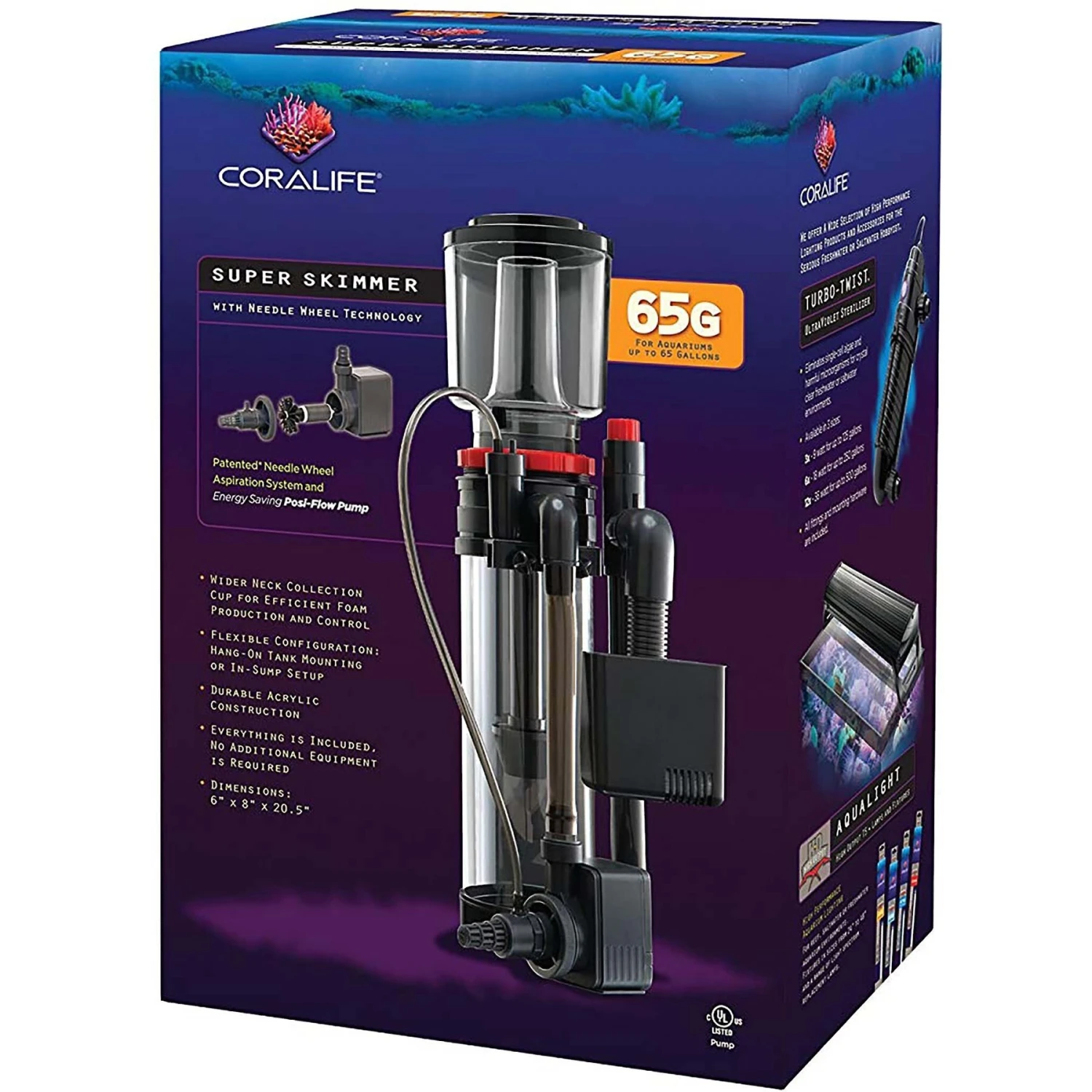 Coralife Super Skimmer With Pump 3 Coralife Super Skimmer With Pump