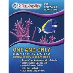 Dr. Tim's Aquatics One & Only Live Nitrifying Bacteria For Saltwater Aquariums -Plax Penn Shop 104570 PT6. AC SS1800 V1700689791