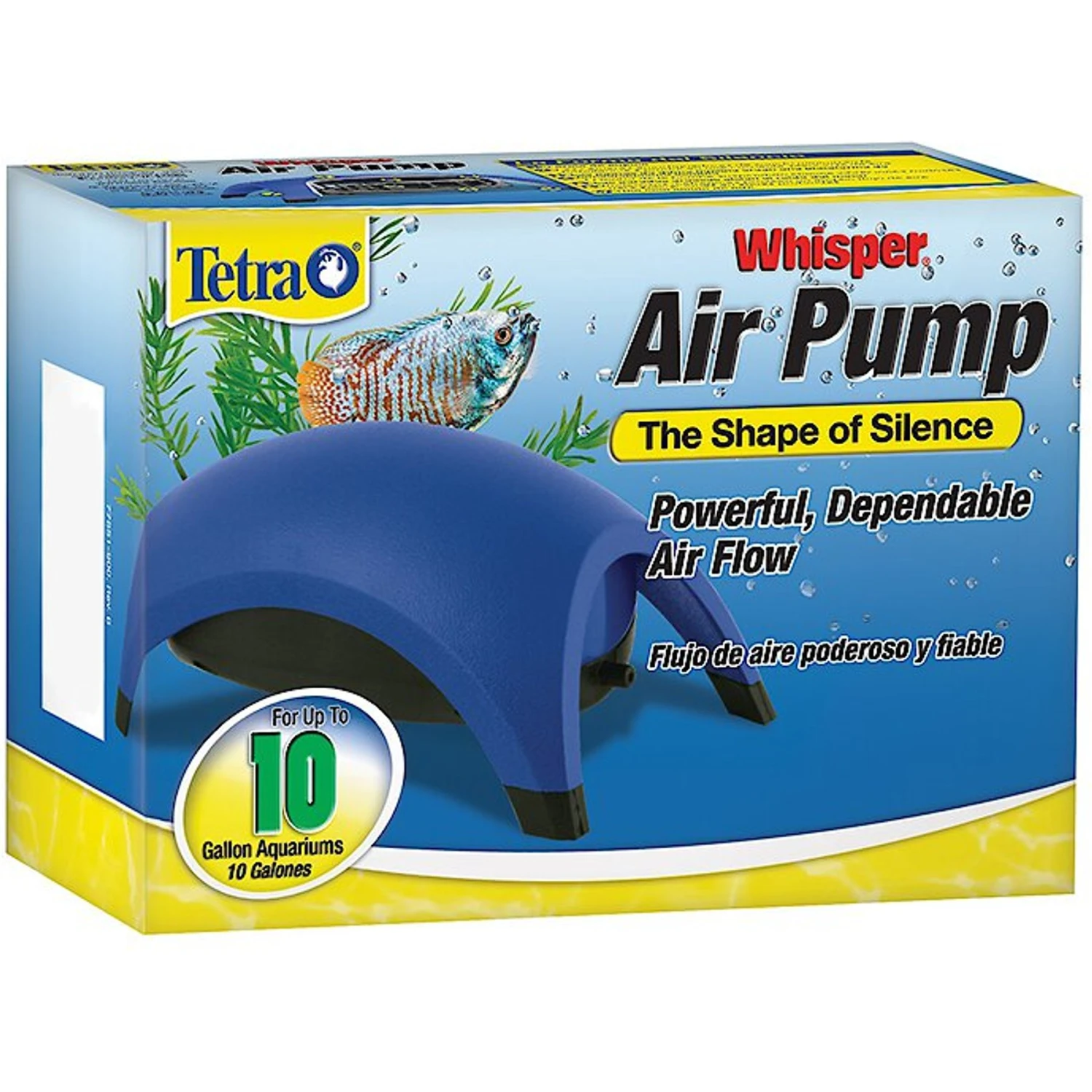 Tetra Whisper Non-UL Air Pump For Aquariums 3 Tetra Whisper Non-UL Air Pump For Aquariums
