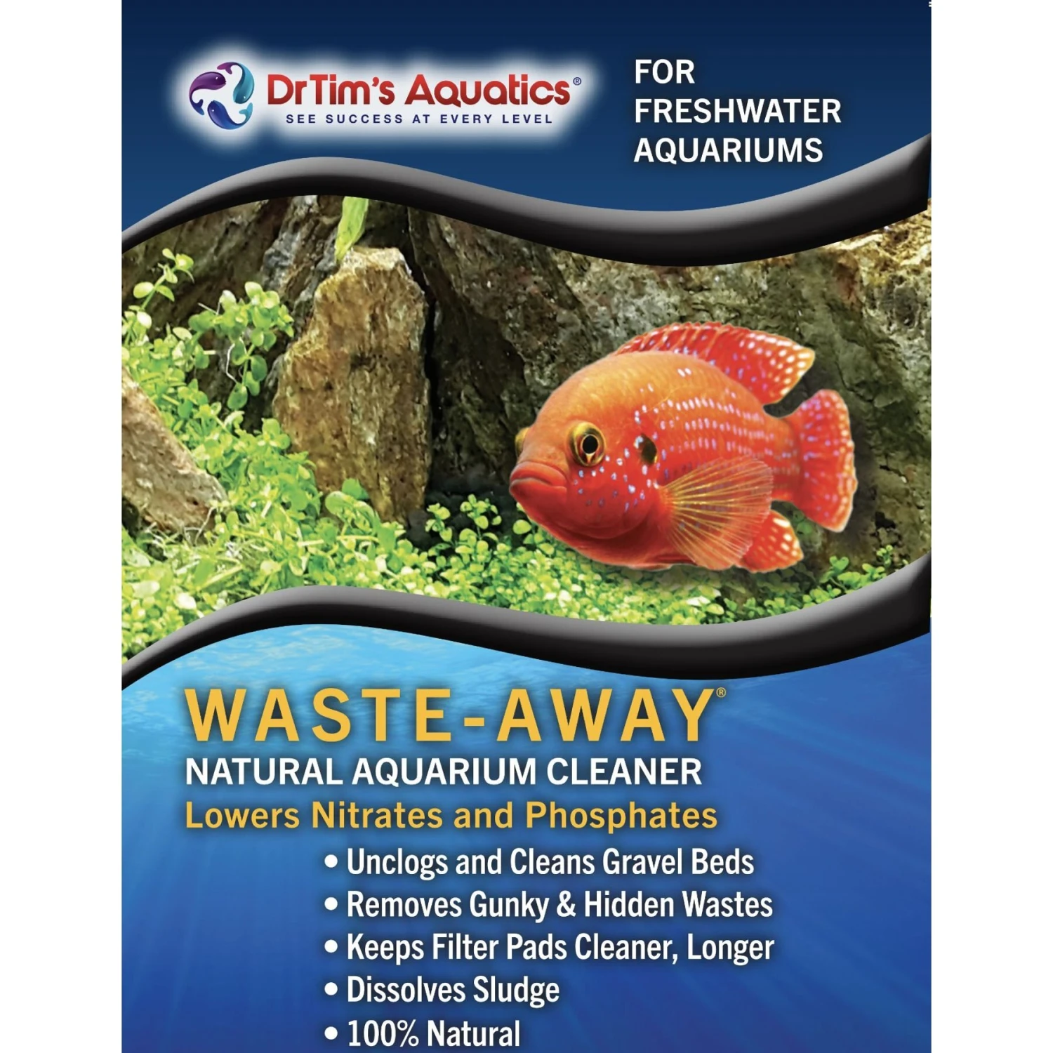Dr. Tim's Aquatics Waste-Away Natural Aquarium Cleaner For Freshwater Aquariums 10 Dr. Tim's Aquatics Waste-Away Natural Aquarium Cleaner For Freshwater Aquariums - Image 8