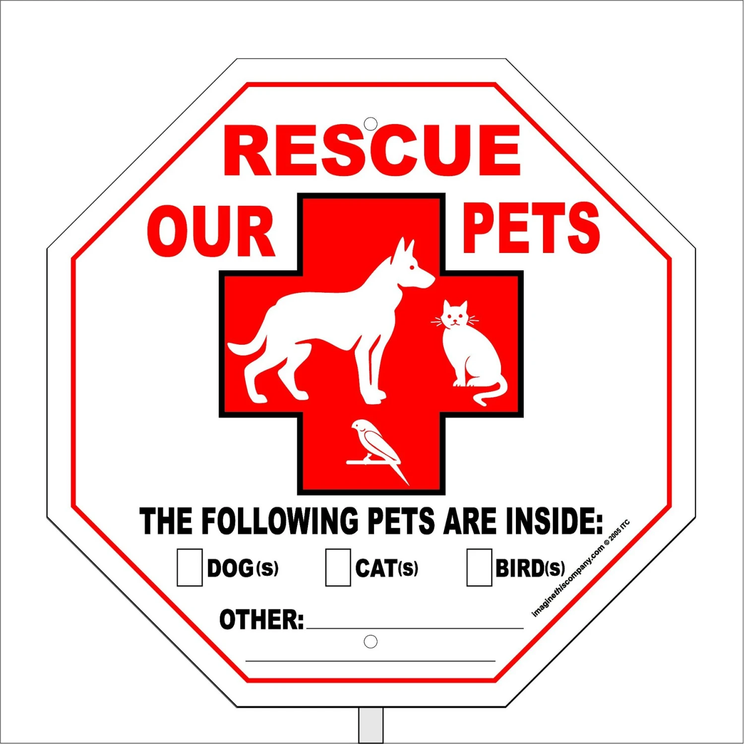 Imagine This Company "Rescue Our Pets" Garden Sign 3 Imagine This Company "Rescue Our Pets" Garden Sign