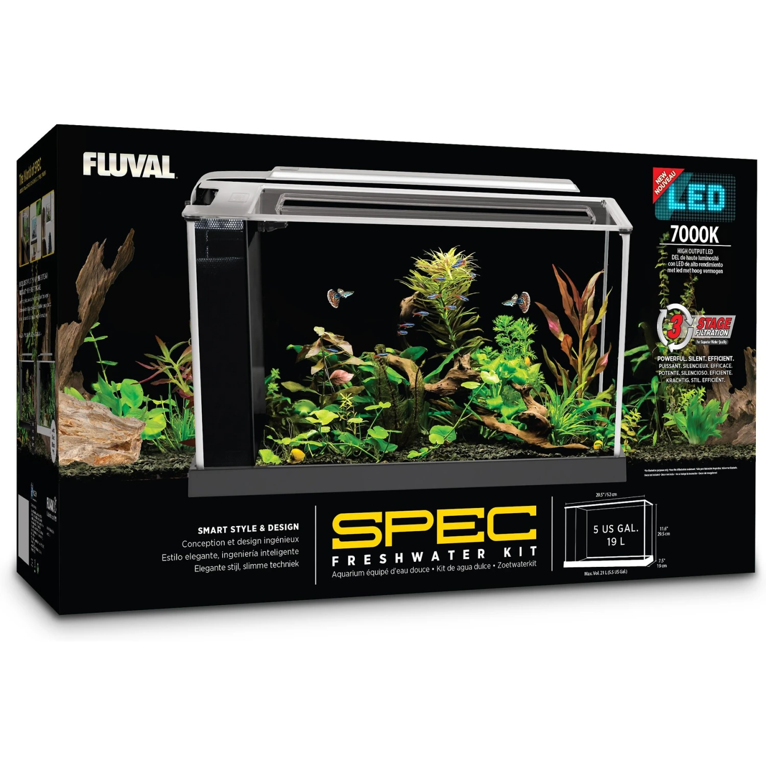Fluval Spec Aquarium Kit 3 Fluval Spec Aquarium Kit