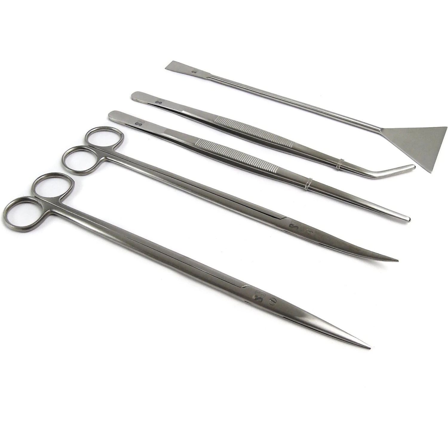 SubstrateSource Stainless Steel Aquarium Aquascaping Kit 4 SubstrateSource Stainless Steel Aquarium Aquascaping Kit - Image 2