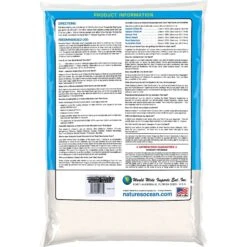 Nature's Ocean Bio-Activ Live Aragonite Saltwater Aquarium Sand, Natural White #0, 10-lb Bag -Plax Penn Shop 135535 PT2. AC SS1800 V1511820476