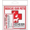 Imagine This Company "Rescue Our Pets" Decal & Wallet Card Kit -Plax Penn Shop 135748 MAIN. AC SS1800 V1639614683
