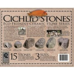 Underwater Galleries Assorted Cichlid Aquarium Stone Caves, 15 Count Box -Plax Penn Shop 140744 PT2. AC SS1800 V1512152575
