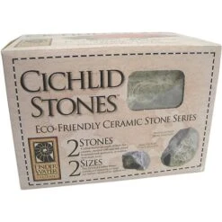 Underwater Galleries Assorted Cichlid Aquarium Stone Caves, 2 Count Box -Plax Penn Shop 140746 PT1. AC SS1800 V1513810095