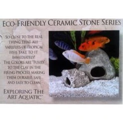 Underwater Galleries Assorted Cichlid Aquarium Stone Caves, 2 Count Box -Plax Penn Shop 140746 PT3. AC SS1800 V1511975573