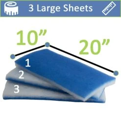 InTank Aquarium, Pond & Terrarium Double Bonded Poly Filter Floss Pads, 3 Count 13 InTank Aquarium, Pond & Terrarium Double Bonded Poly Filter Floss Pads, 3 Count -Plax Penn Shop 141456 PT3. AC SS1800 V1539696425