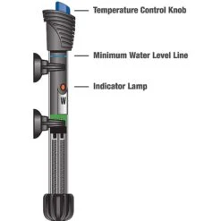 Aqueon Glass Adjustable Aquarium Heater -Plax Penn Shop 158272 PT7. AC SS1800 V1631603170