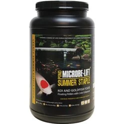 Microbe-Lift Legacy Summer Staple Floating Pellets With Color Enhancer Koi & Goldfish Food