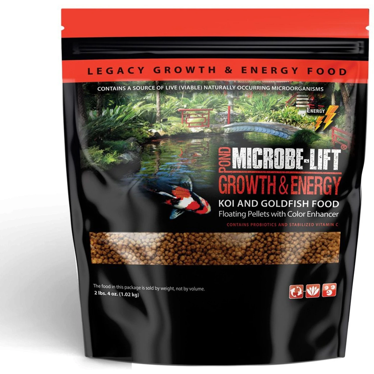 Microbe-Lift Legacy Growth & Energy Floating Pellets With Color Enhancer Koi & Goldfish Food 3 Microbe-Lift Legacy Growth & Energy Floating Pellets With Color Enhancer Koi & Goldfish Food