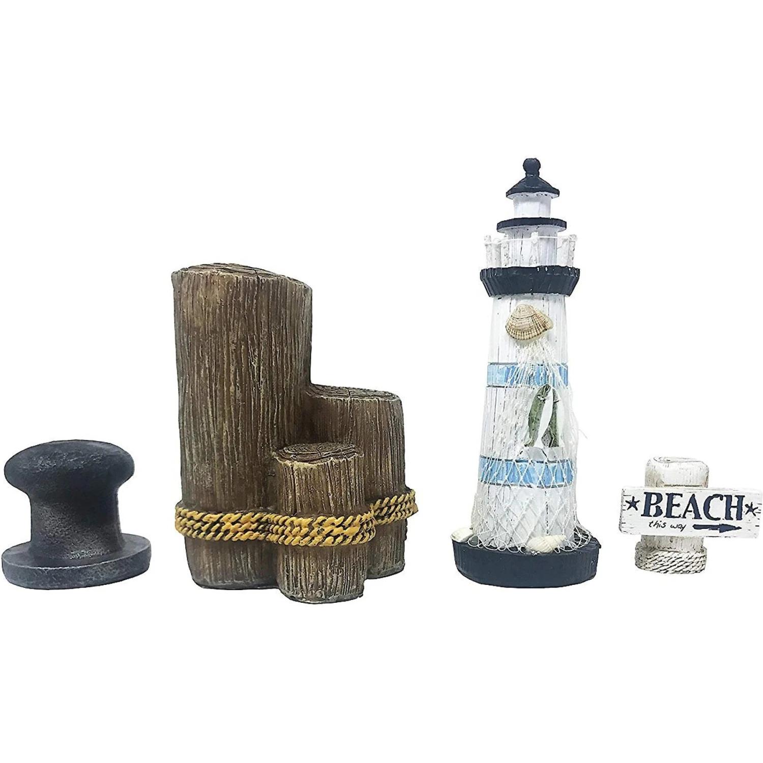 Penn-Plax Nautical Aquarium Ornament Kit 4 Penn-Plax Nautical Aquarium Ornament Kit - Image 2