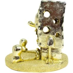 Penn-Plax SpongeBob With Swim Through Golden Edition Aquarium Ornament -Plax Penn Shop 161334 PT4. AC SS1800 V1644013312