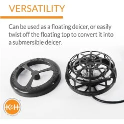 K&H Pet Products Thermo-Pond Perfect Climate Deluxe Pond Deicer -Plax Penn Shop 164037 PT2. AC SS1800 V1624629208