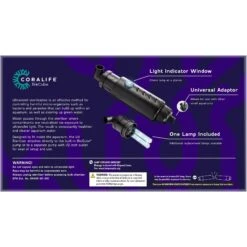 Coralife BioCube Aquarium Mini Ultraviolet Sterilizer -Plax Penn Shop 164570 PT2. AC SS1800 V1628200009