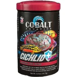 Cobalt Aquatics Cichlid Premium Flakes Fish Food
