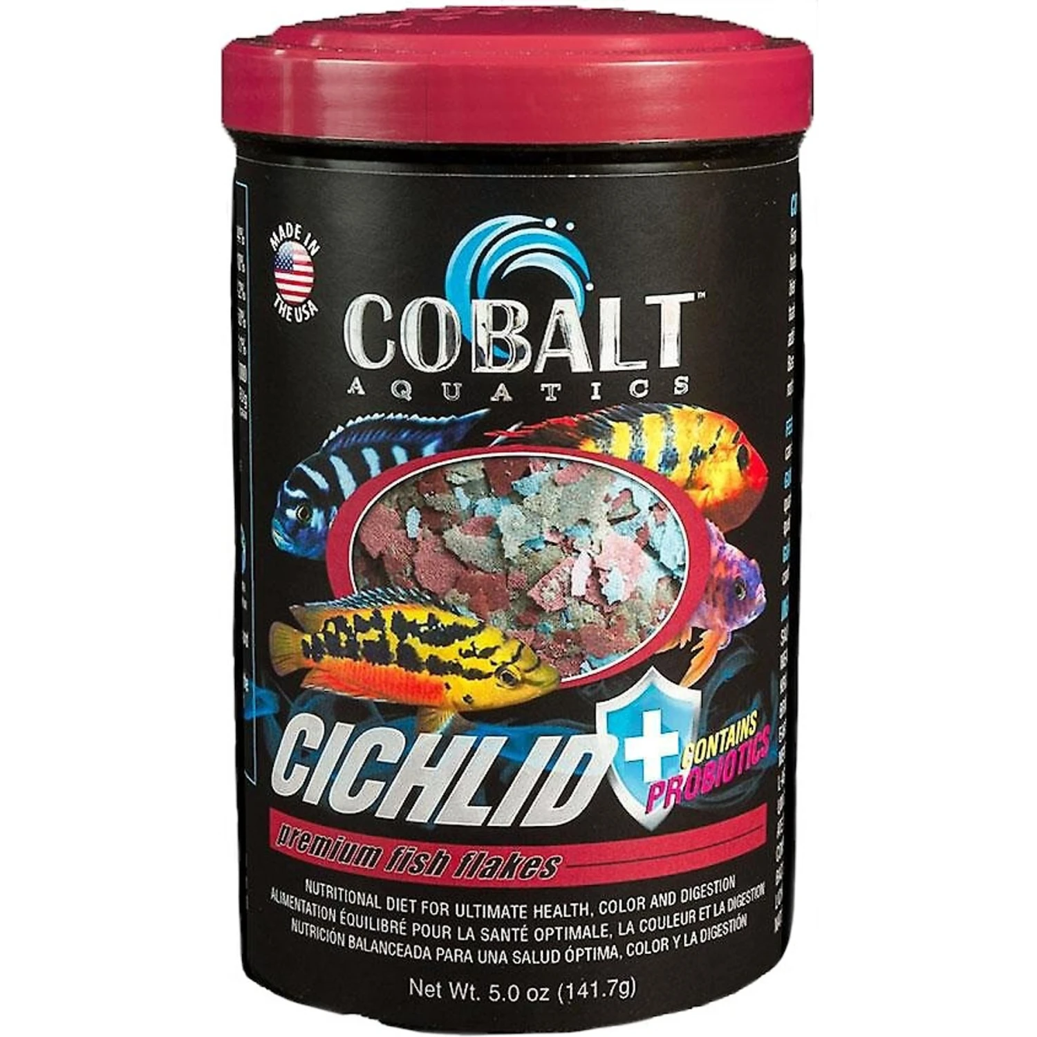 Cobalt Aquatics Cichlid Premium Flakes Fish Food 3 Cobalt Aquatics Cichlid Premium Flakes Fish Food