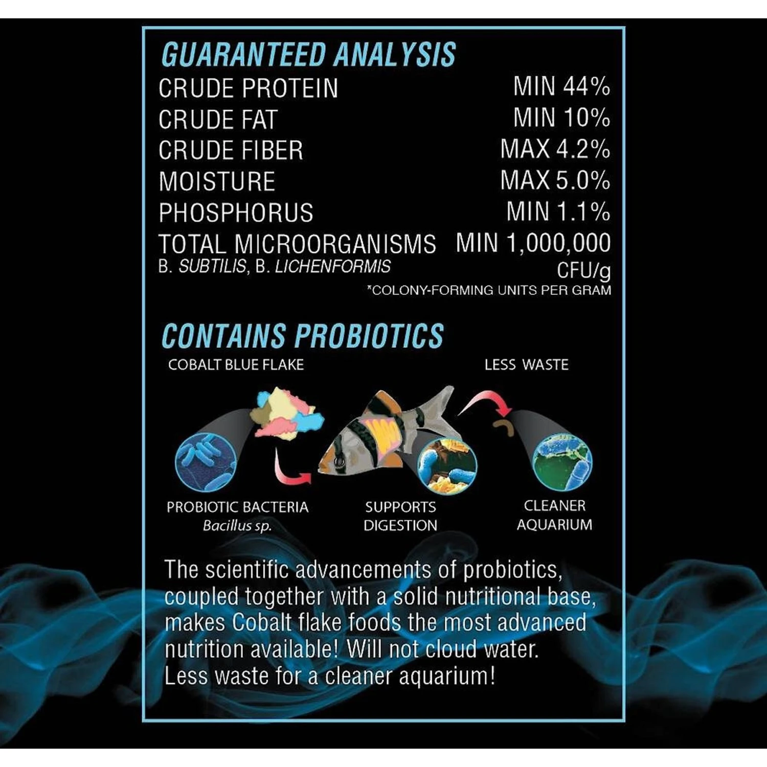 Cobalt Aquatics Cichlid Premium Flakes Fish Food 6 Cobalt Aquatics Cichlid Premium Flakes Fish Food - Image 4