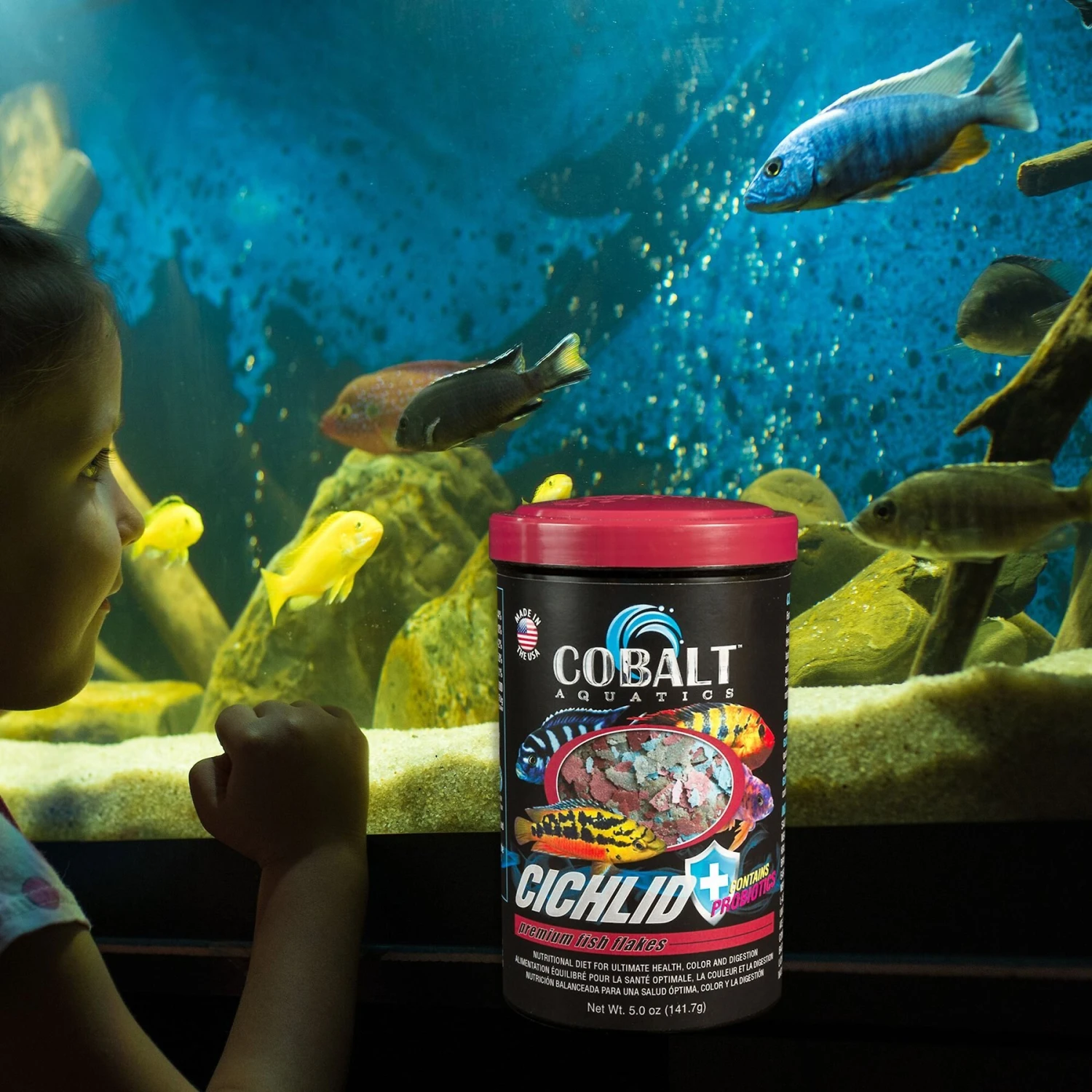 Cobalt Aquatics Cichlid Premium Flakes Fish Food 7 Cobalt Aquatics Cichlid Premium Flakes Fish Food - Image 5