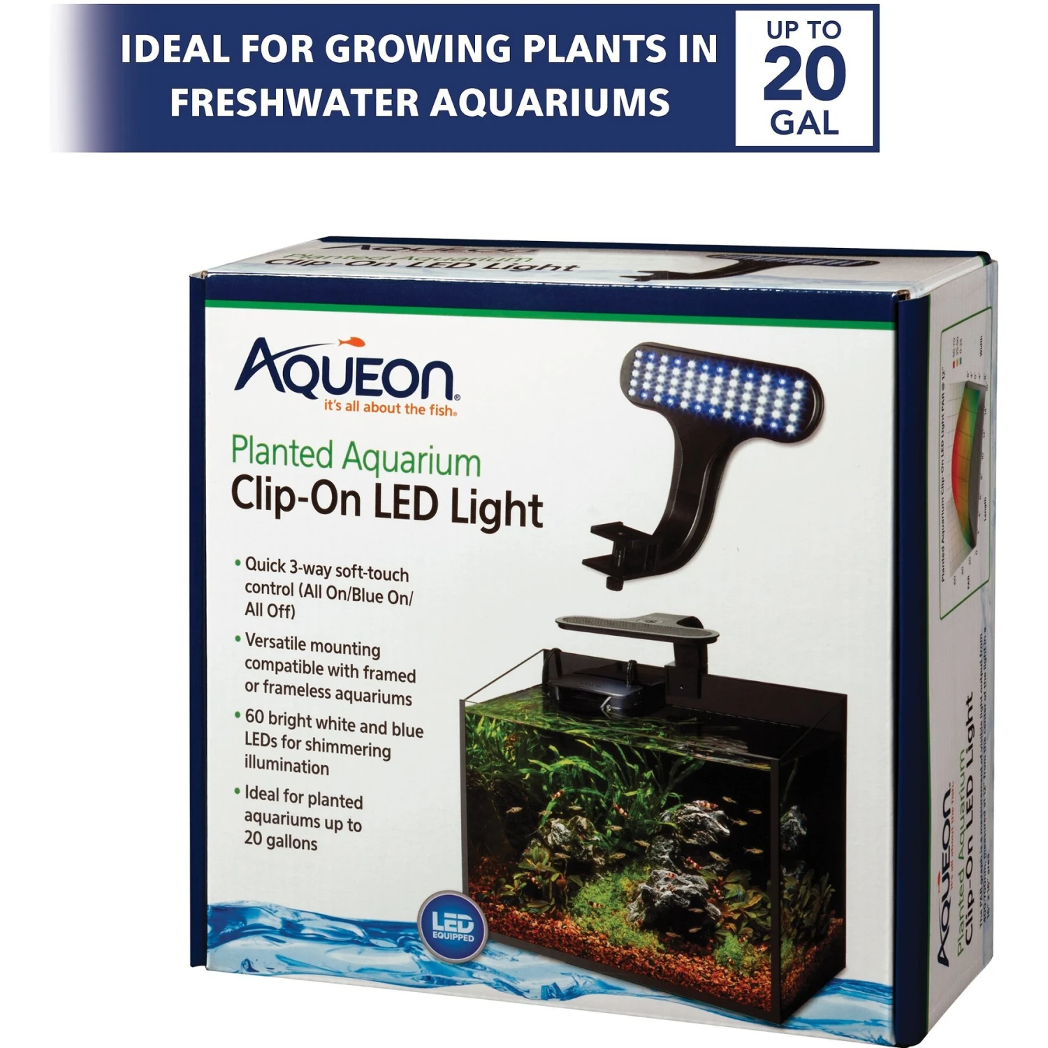 Aqueon Planted Aquarium Clip-On LED Light 5 Aqueon Planted Aquarium Clip-On LED Light - Image 3