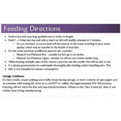 Mazuri Koi Platinum Nuggets For Fish 6-12 Inches Food 12 Mazuri Koi Platinum Nuggets For Fish 6-12 Inches Food -Plax Penn Shop 191370 PT6. AC SS1800 V1602029473