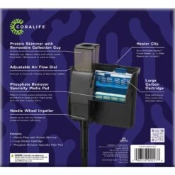 Coralife Marine Aquarium Filter & Protein Skimmer, 30-gal -Plax Penn Shop 195374 PT2. AC SS1800 V1567706518