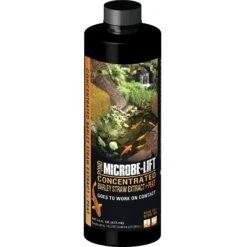 Microbe-Lift Concentrated Barley Straw Extract & Peat Pond Cleaning Liquid, 16-oz Bottle