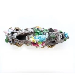 Penn-Plax Grey Submarine Coral Aquarium Ornament -Plax Penn Shop 198292 PT5. AC SS1800 V1644020817