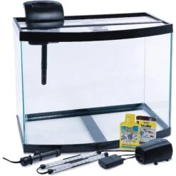 Tetra Connect Curved Aquarium Kit With WiFi Feeder, 28-gal