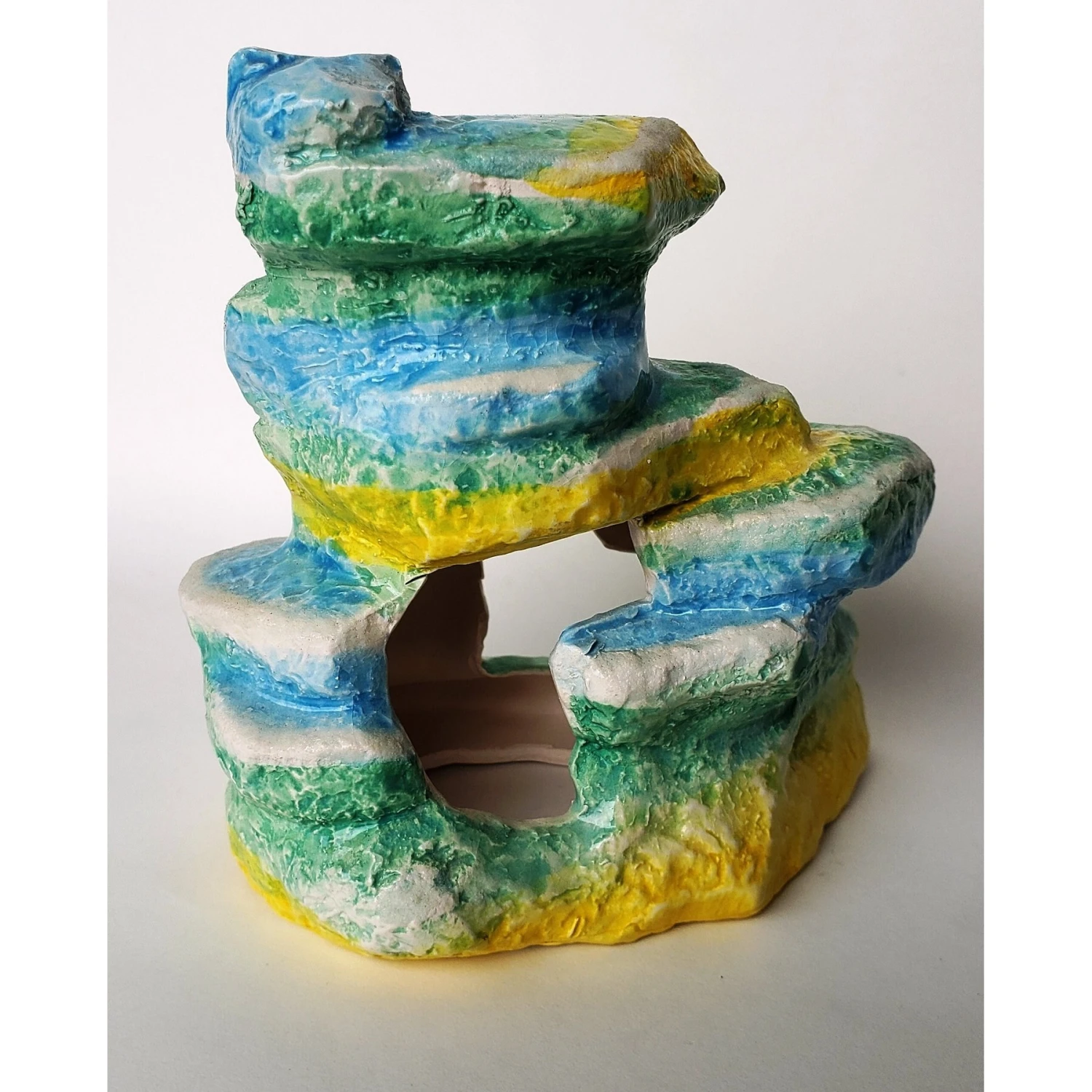 Underwater Galleries Glow-In-The-Dark! Rainbow Aquarium Rock 4 Underwater Galleries Glow-In-The-Dark! Rainbow Aquarium Rock - Image 2