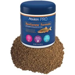 Aqueon PRO Revitanew Formula Fish Food, 1.4-oz Jar