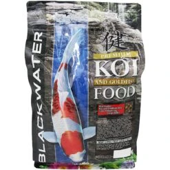 Blackwater Premium Koi And Goldfish Food Color Enhancing Large Pellet Fish Food, 5-lb Bag