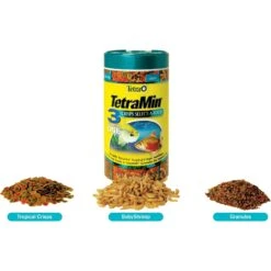 Tetra TetraMin 3-in-1 Crisps Select-A-Food Variety Pack Flakes Fish Food, 2.4-oz Bottle -Plax Penn Shop 215976 PT5. AC SS1800 V1607581641