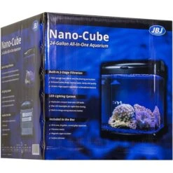 JBJ Aquarium Nano-Cube DX LED Curved Glass Fish Aquarium