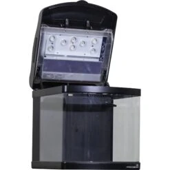 JBJ Aquarium Nano-Cube 12 LED Curved Glass Fish Aquarium, 12-gal -Plax Penn Shop 230234 PT2. AC SS1800 V1588093565