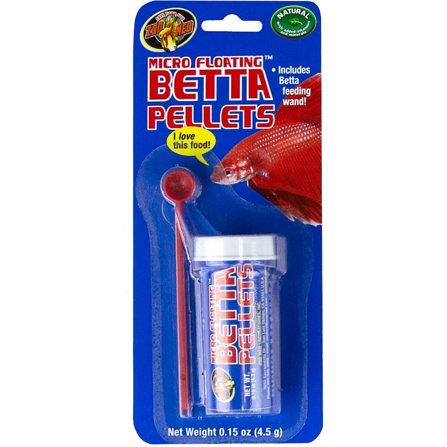 Zoo Med Micro Floating Betta Fish Pellets 3 Zoo Med Micro Floating Betta Fish Pellets