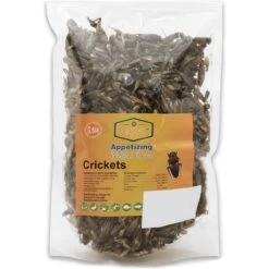 Amzey Appetizing Dried Crickets Fish Food, 0.5-lb Bag