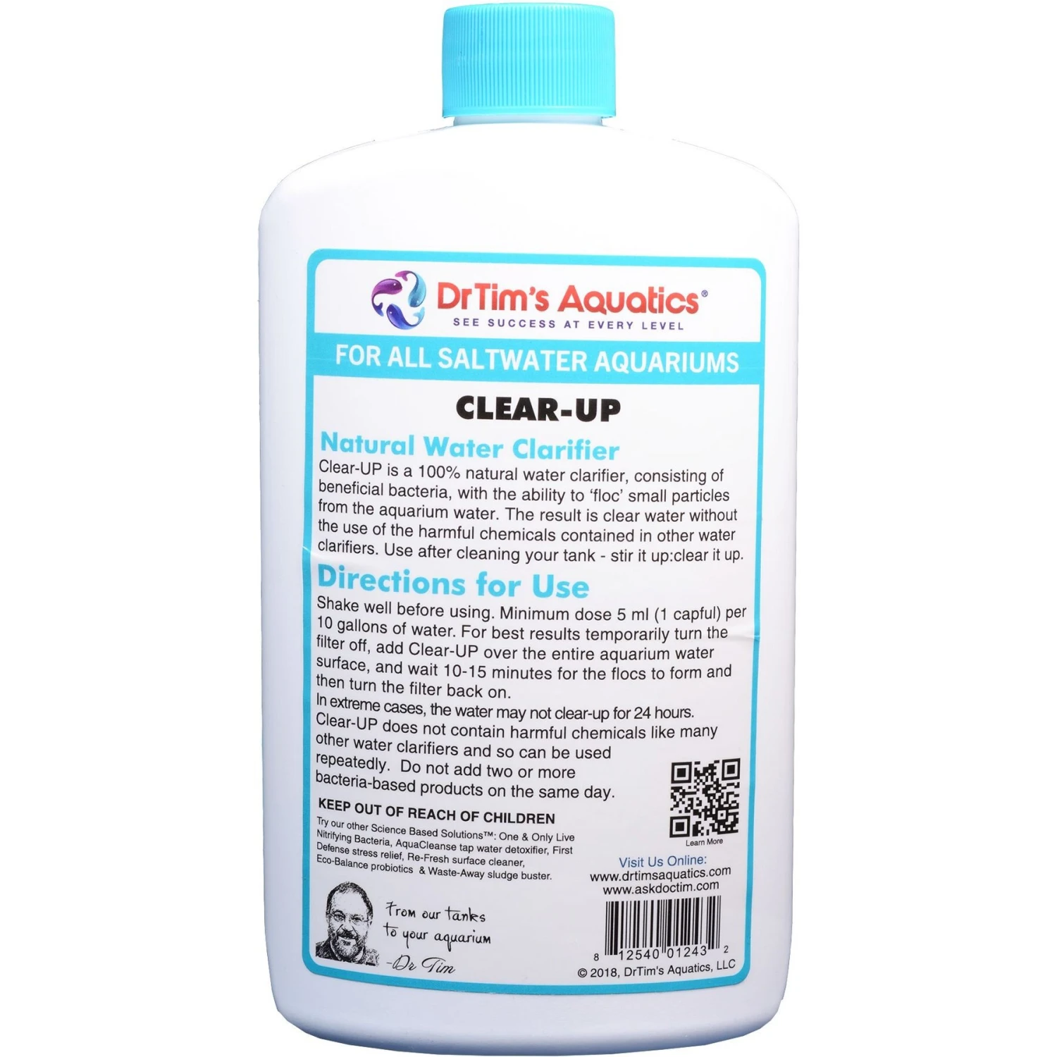 Dr. Tim's Aquatics Clear-Up Saltwater Aquarium Cleaner 4 Dr. Tim's Aquatics Clear-Up Saltwater Aquarium Cleaner - Image 2