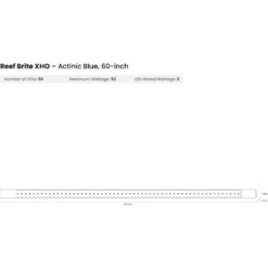 Reef Brite Blue XHO LED Strip Aquarium Light -Plax Penn Shop 237435 PT3. AC SS1800 V1646872676