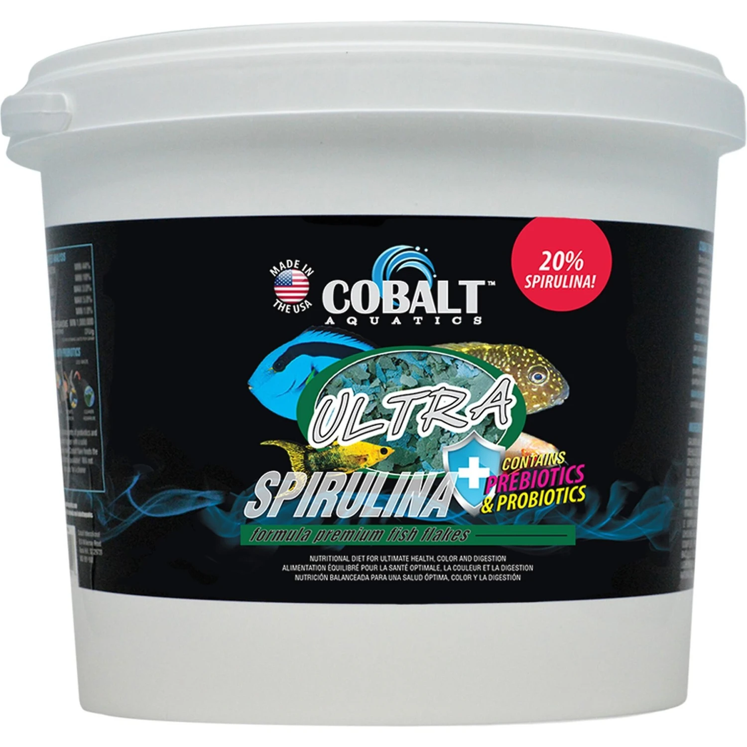 Cobalt Aquatics Ultra Spirulina Fish Food 3 Cobalt Aquatics Ultra Spirulina Fish Food