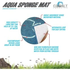 Cobalt Aquatics Aqua Sponge Aquarium Cleaning Mat 10 Cobalt Aquatics Aqua Sponge Aquarium Cleaning Mat -Plax Penn Shop 238442 PT3. AC SS1800 V1593197786