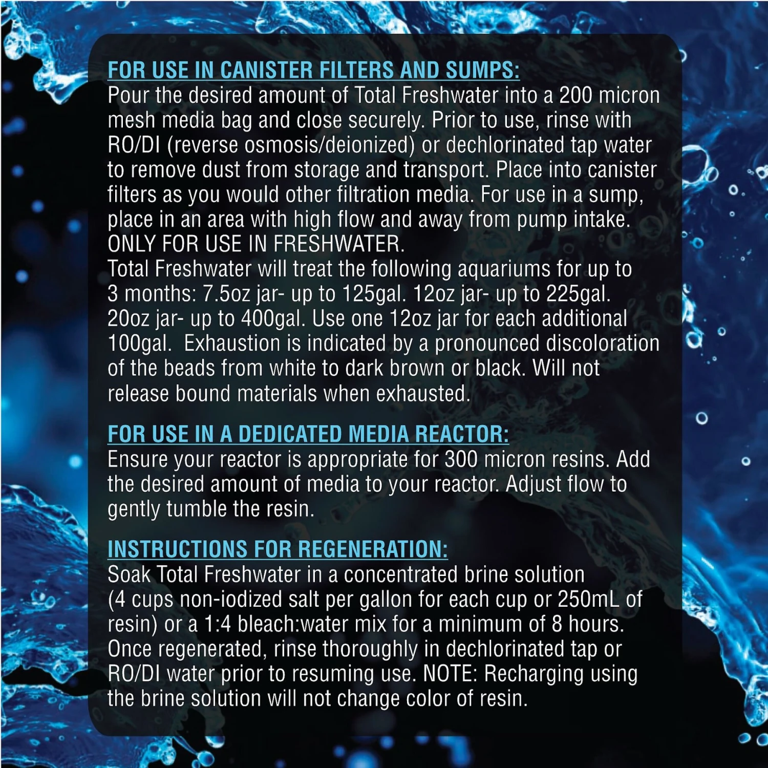 Cobalt Aquatics Total Freshwater Aquarium Resin, 60-oz Tub 5 Cobalt Aquatics Total Freshwater Aquarium Resin, 60-oz Tub - Image 3