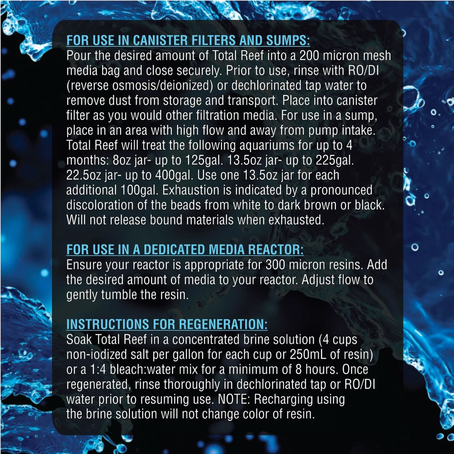 Cobalt Aquatics Total Reef Aquarium Resin Removal, 58-oz Tub 5 Cobalt Aquatics Total Reef Aquarium Resin Removal, 58-oz Tub - Image 3