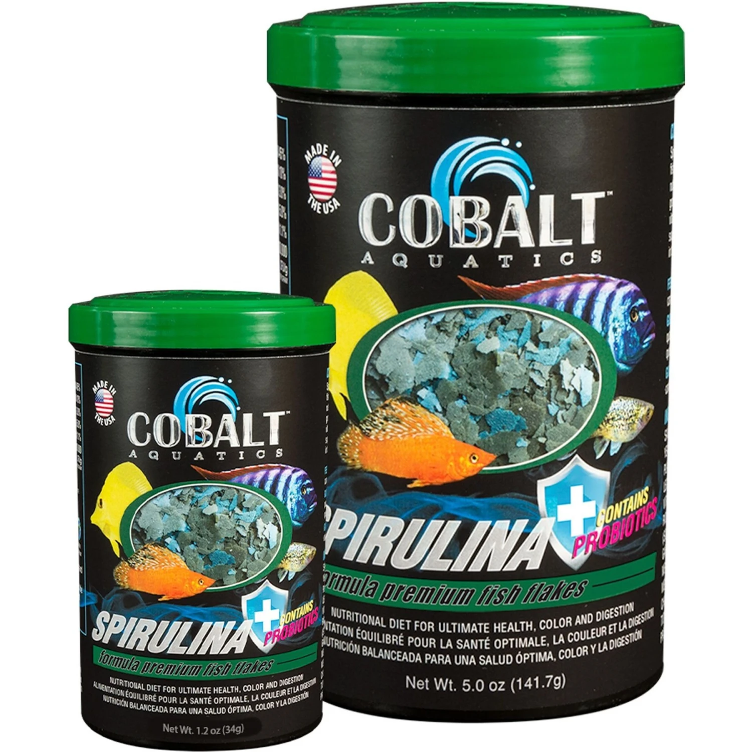 Cobalt Aquatics Spirulina Flakes Fish Food 10 Cobalt Aquatics Spirulina Flakes Fish Food - Image 8