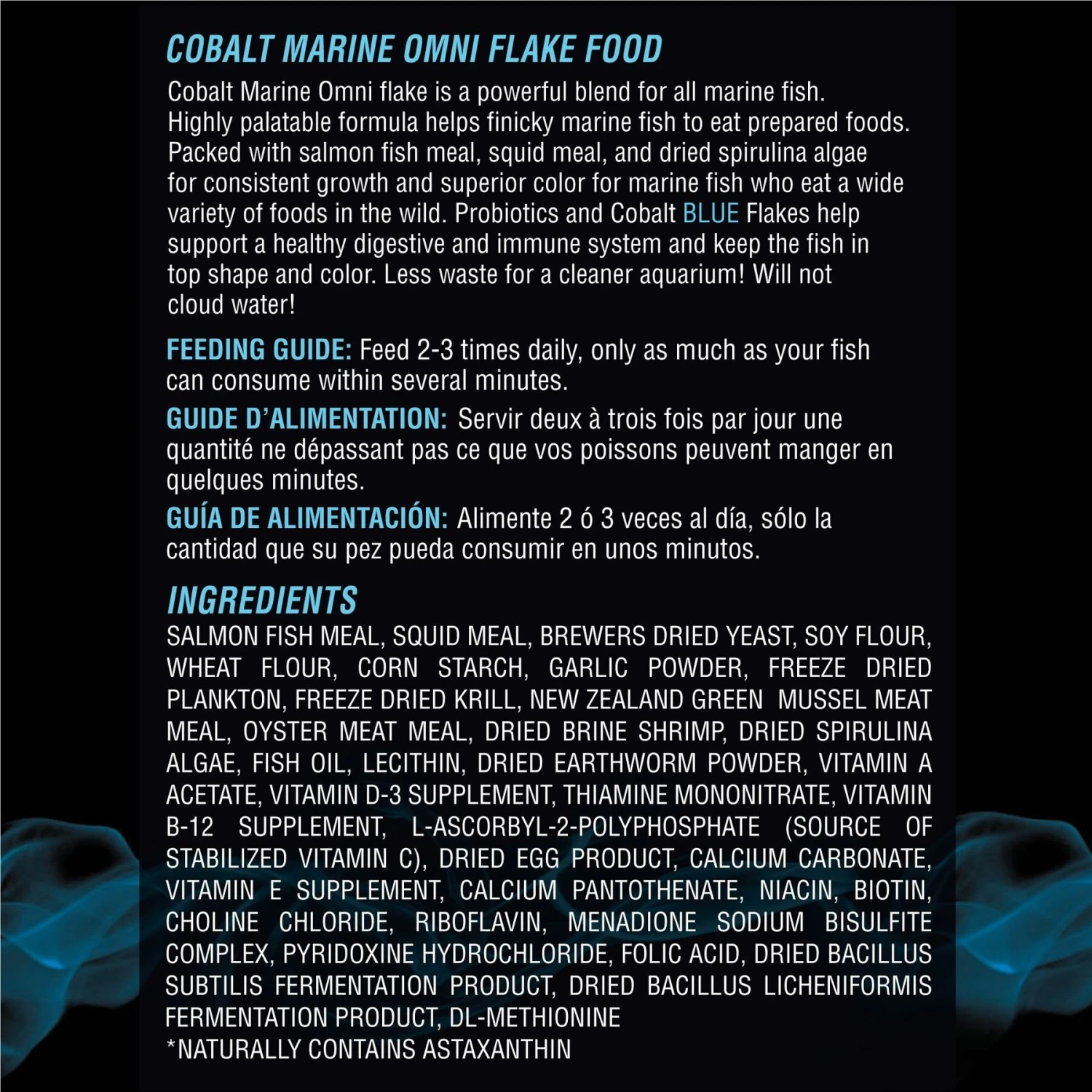 Cobalt Aquatics Marine Omni Flakes Fish Food 5 Cobalt Aquatics Marine Omni Flakes Fish Food - Image 3
