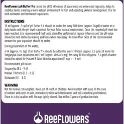 Reeflowers PH Buffer 9.4 PH+ Aquarium Water Treatment -Plax Penn Shop 238525 PT2. AC SS1800 V1616512014