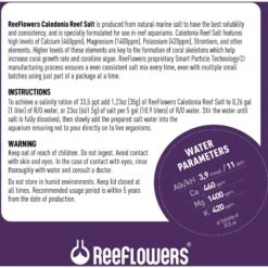 Reeflowers Caledonia Reef Salt Aquarium Salt 11 Reeflowers Caledonia Reef Salt Aquarium Salt -Plax Penn Shop 238535 PT2. AC SS1800 V1664564640